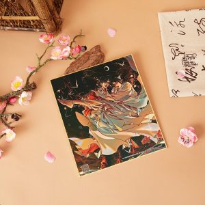 Fancy cardboard shikishi Thiên Quan Tứ Phúc Hoa Thành Tạ Liên mẫu Đêm Trăng, hàng chính hãng Bilibili