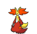 Fire Charge Pokémon Delphox