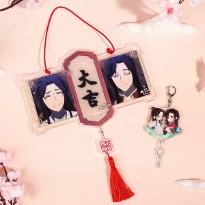 Biển treo cửa trang trí Thiên Quan Tứ Phúc Hoa Thành Tạ Liên mẫu Đại Cát, hàng chính hãng BEMOE