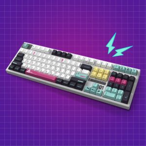 Bàn phím cơ Hatsune Miku mẫu Tuỳ Tâm Hưởng Tấu fullsize 108 phím, hàng chính hãng BEMOE